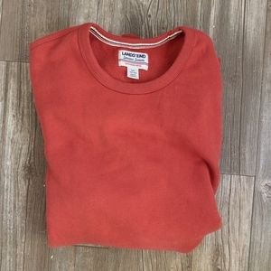 Lands End Burnt Orange Sweater
